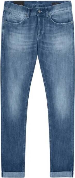 Dondup George Skinny Fit Jeans Blauw Heren
