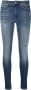 Dondup Hoge Taille Skinny Jeans Blauw Dames - Thumbnail 1