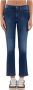Dondup Hoge taille Super Skinny Bootcut Jeans Blauw Dames - Thumbnail 3