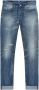 Dondup Blauwe Skinny Fit Jeans met Lage Taille en Patchzak Blue Heren - Thumbnail 1