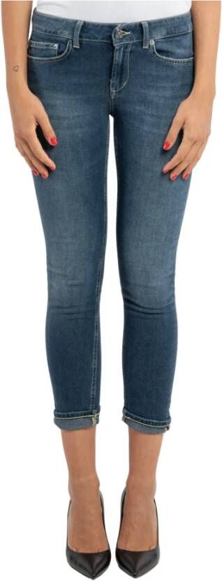 Dondup Modieuze Skinny-Fit Jeans Blauw Dames