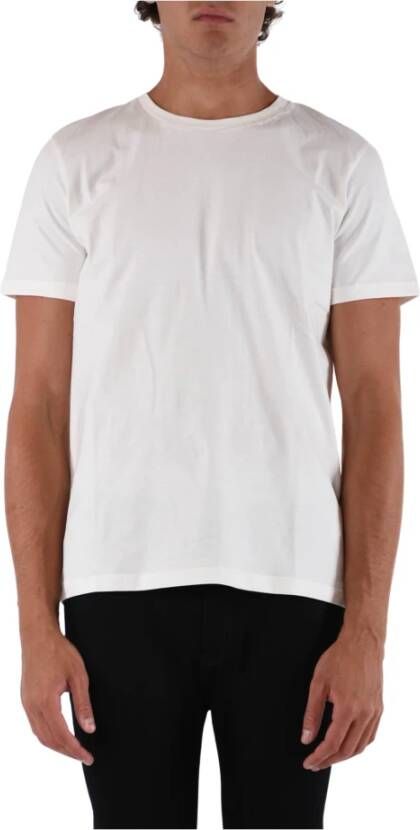 Dondup Jersey T-shirt met geborduurd logo White Heren