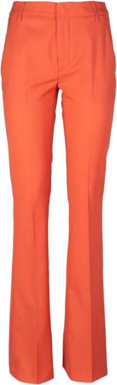 Dondup Leather Trousers Oranje Dames