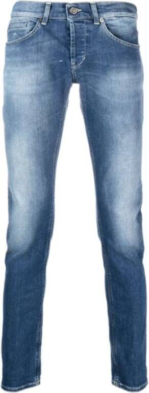 Dondup Stijlvolle Slim-fit Blauwe Jeans voor Heren Blue Heren