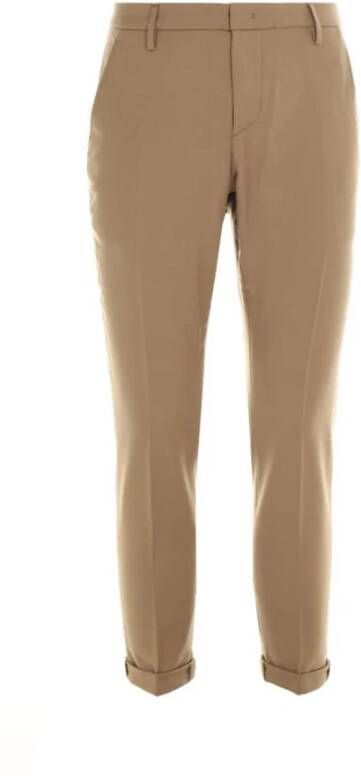Dondup Slim-Fit Beige Broek Beige Heren