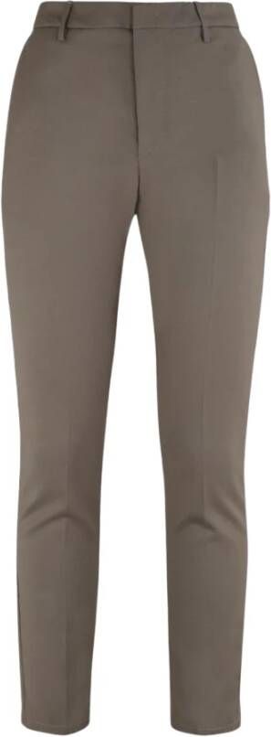 Dondup Stijlvolle Ral Stretch Wollen Broek Gray Heren