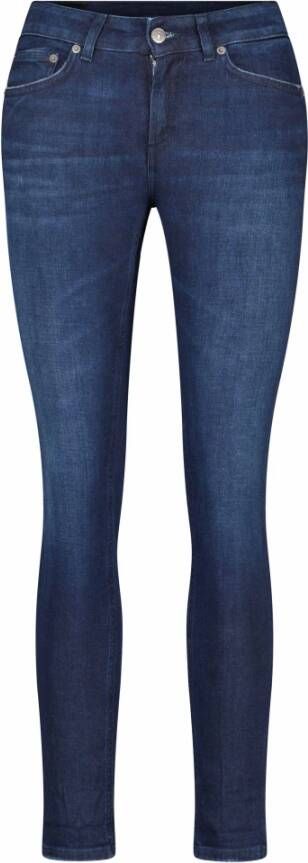 Dondup Modieuze Skinny-Fit Jeans Blauw Dames