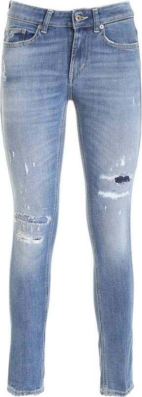 Dondup Slim-fit Jeans voor Vrouwen Blue Dames