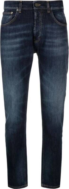 Dondup Slim-Fit Jeans voor Mannen Blue Heren