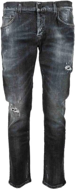 Dondup Rechte jeans Zwart Heren