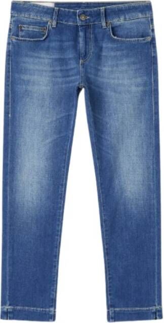 Dondup Klassieke Straight Jeans Blue Dames