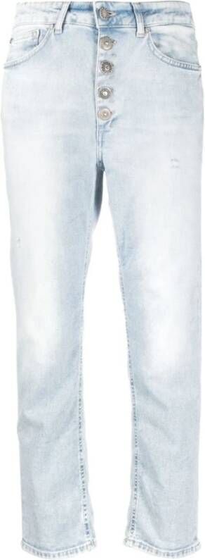 Dondup Elegante en Comfortabele Straight Leg Jeans Blue