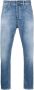 Dondup Stonewashed Mid-Rise Denim Jeans Blauw Heren - Thumbnail 1
