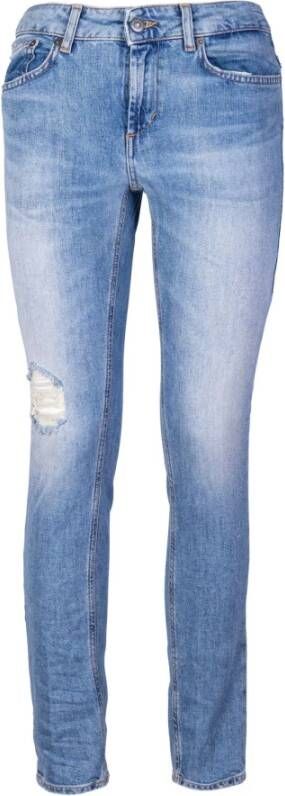 Dondup Skinny Fit Denim Monroe Jeans Blue Dames