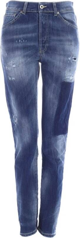 Dondup Flatterende Skinny Jeans voor modebewuste vrouwen Blue Dames