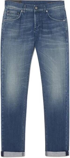 Dondup Ritchie Slim Fit Stretch Jeans Blue Heren