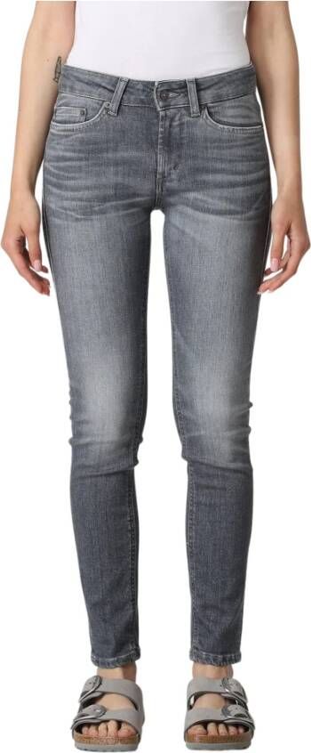 Dondup Monroe Skinny Jeans Gray Dames
