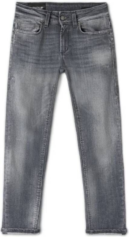 Dondup Klassieke Straight Jeans Gray Dames