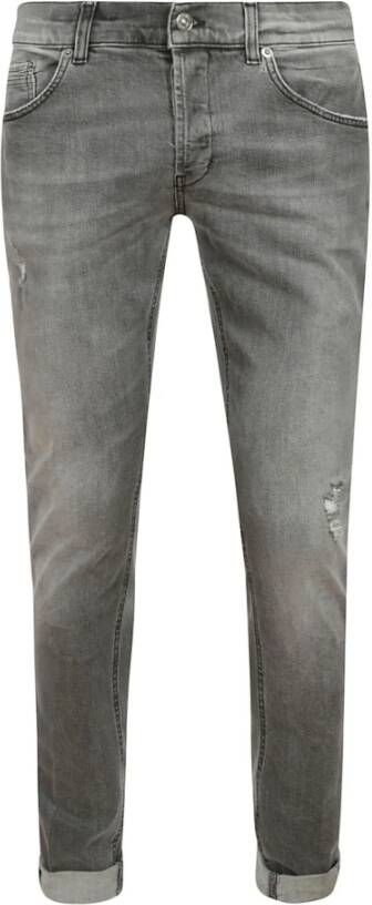 Dondup Slim Fit Jeans Gray Heren