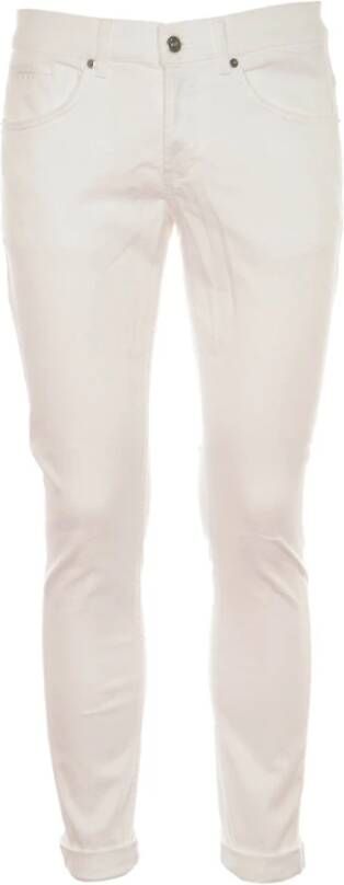 Dondup Moderne Witte Skinny Jeans White Heren