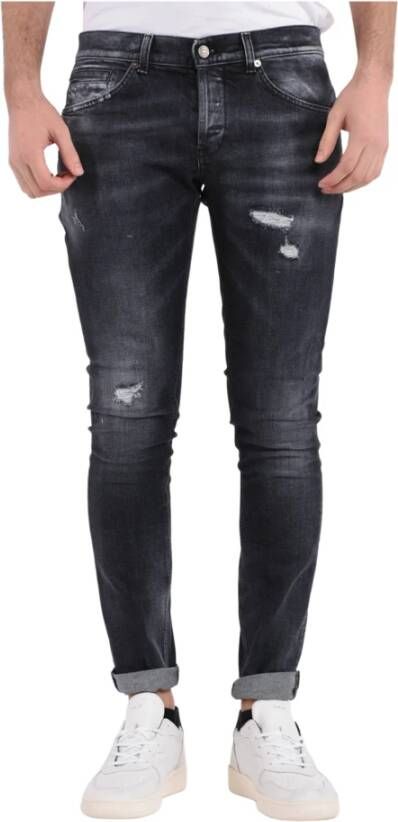 Dondup Skinny Jeans Zwart Heren