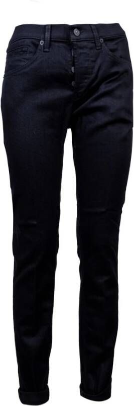 Dondup Stijlvolle Comfortabele Skinny Jeans voor Mannen Black Heren