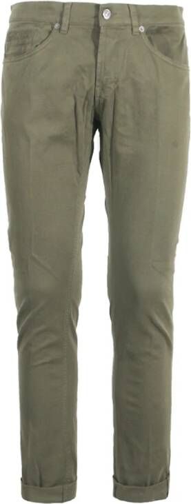 Dondup Slim-fit broek Groen Heren