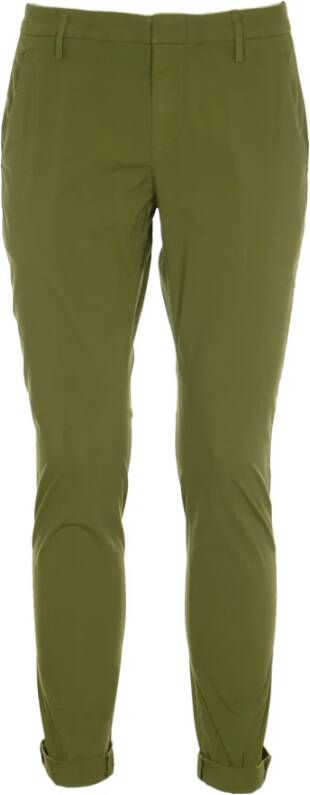 Dondup Smal Gesneden Broek Green Heren