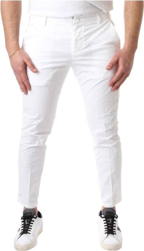 Dondup Slim-fit broek Wit Heren