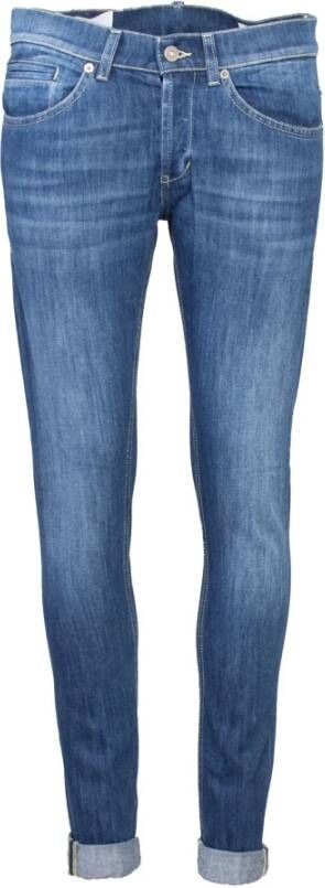 Dondup George Slim-Fit Jeans Blue Dames