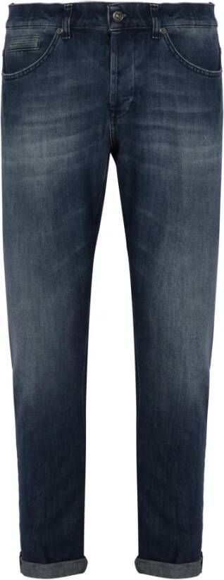Dondup George Skinny Jeans Lage taille 5-Pocket Ontwerp Blue Heren
