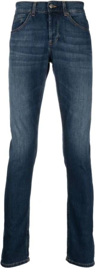 Dondup Slim-fit Jeans Blauw Heren