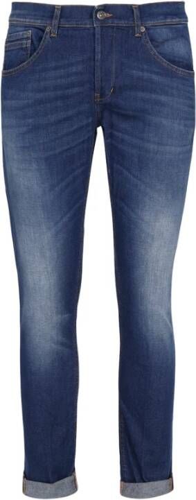 Dondup Italiaanse Slim-fit Jeans Blue Heren
