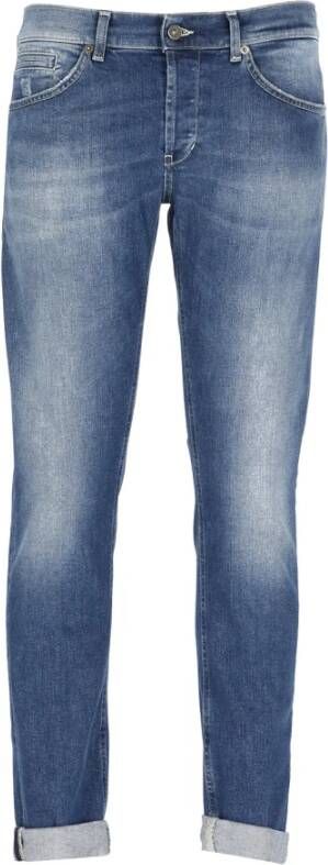 Dondup Stijlvolle Slim-fit Blauwe Jeans voor Heren Blue Heren