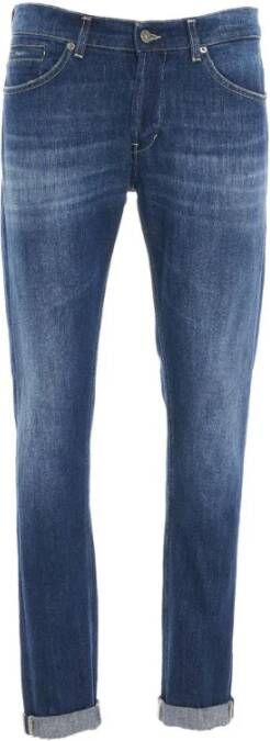 Dondup Slim-fit Jeans Blauw Heren