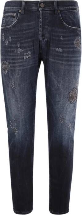 Dondup Vintage Wash Wortel Fit Jeans Blue Heren