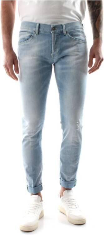 Dondup Slim-fit Jeans Blauw