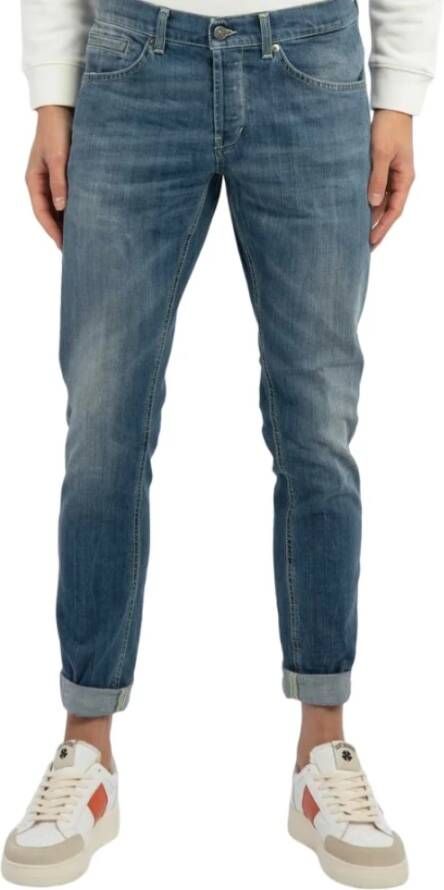 Dondup Upgrade je denimcollectie met hoogwaardige Straight Jeans Blue Heren