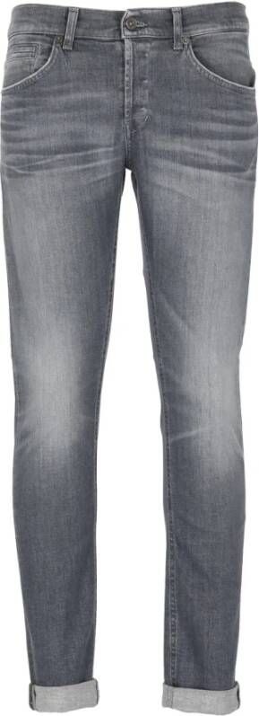 Dondup Stijlvolle Grijze Slim-Fit Jeans voor Heren Gray Heren