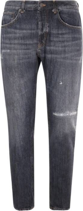 Dondup Vintage Grijze Carrot Fit Jeans Gray Heren