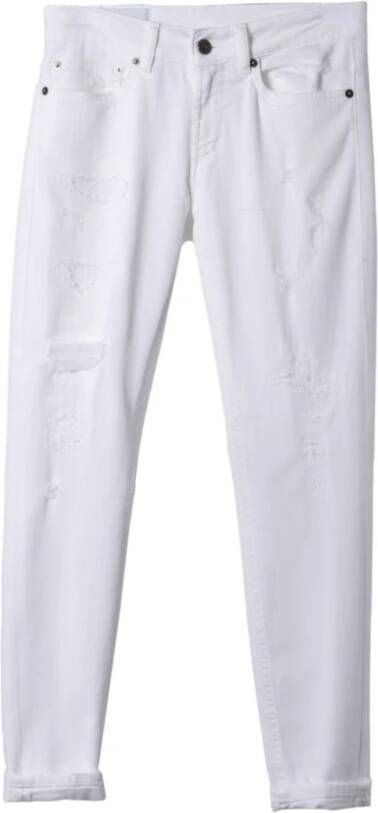Dondup Slim-fit Jeans White Dames