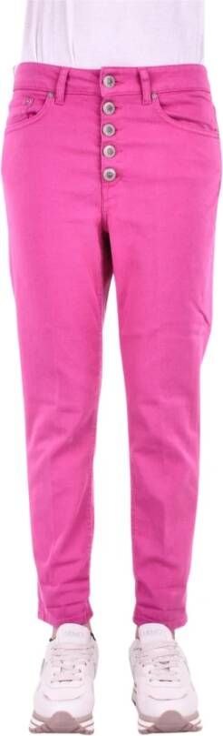 Dondup Slim-fit Trousers Roze Dames