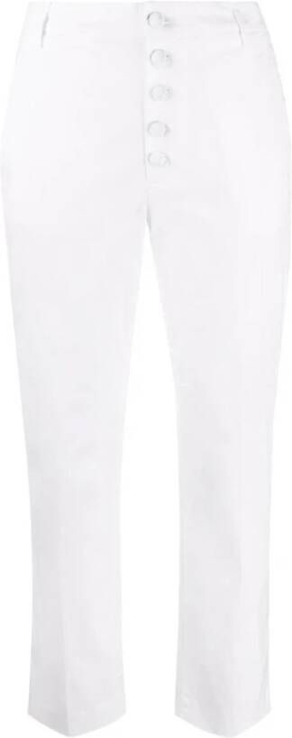 Dondup Slim-fit Trousers Wit Dames
