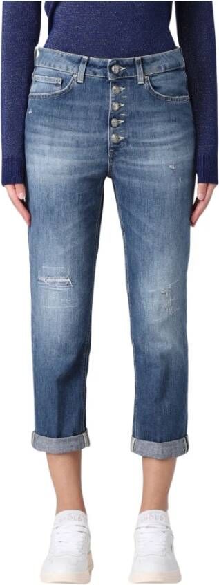 Dondup Slimfit-jeans Blauw Dames