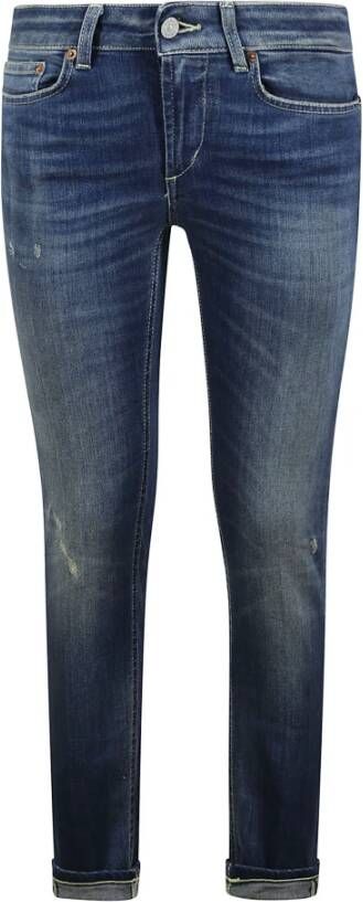 Dondup Slim fit denim jeans Blue Dames