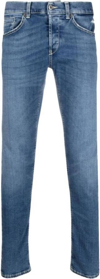 Dondup Slimfit-jeans Blauw Heren