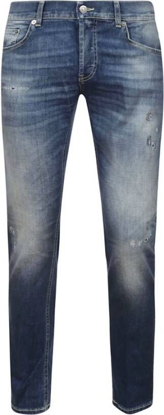 Dondup Slim-Fit Jeans voor de moderne man Blue Heren