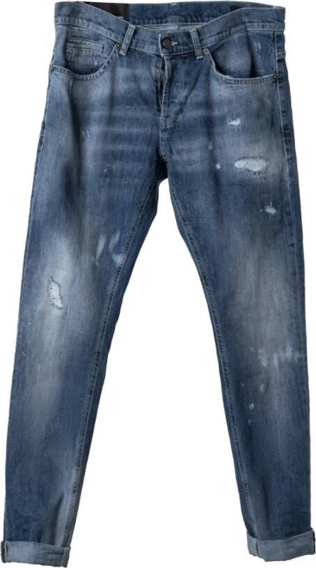Dondup Slim Fit Denim Jeans Blue Heren