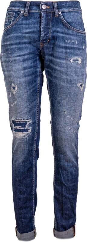 Dondup Slim-fit Jeans Upgrade voor Heren Blue Heren