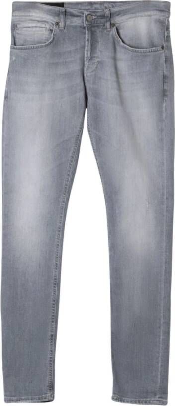 Dondup Slim Fit Jeans Gray Heren